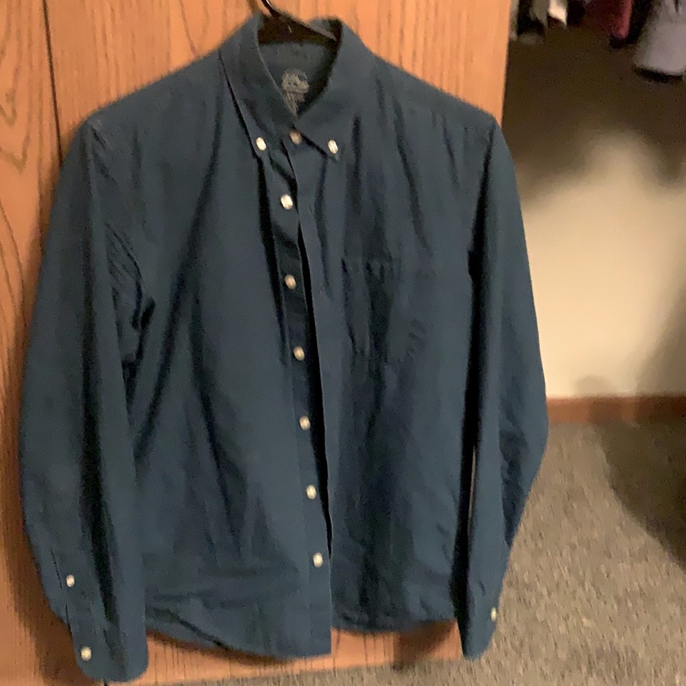 Blue Indigo Small Slim fitted J. Crew Dress Shirt